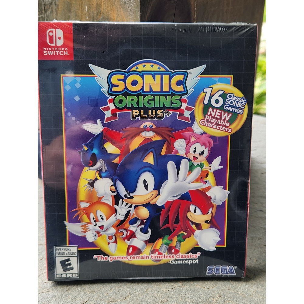 Sonic Origins Plus Nintendo Switch Sega 16 Classic Games New Sealed Artbook